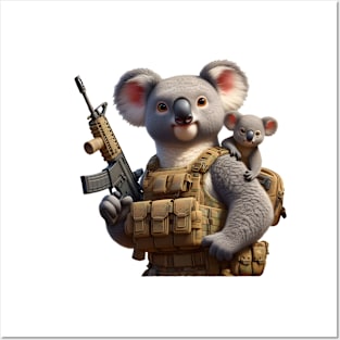 Tactical Koala Posters and Art